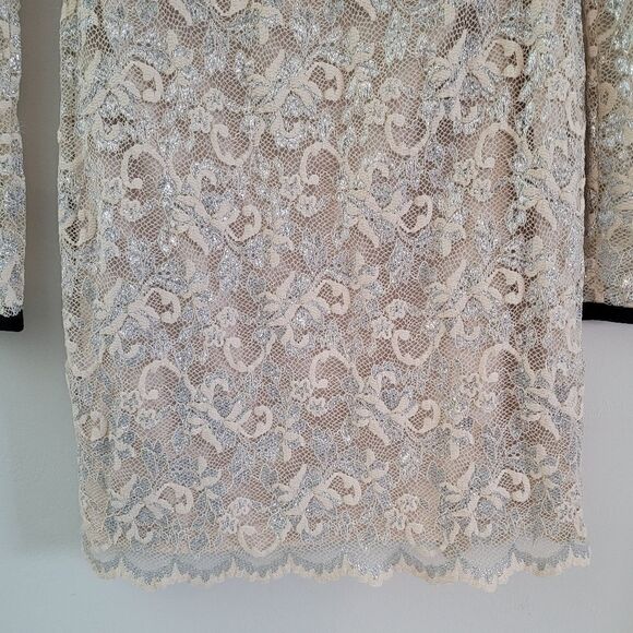 Gryphon Long sleeve lace dress Size M - Picture 11 of 16